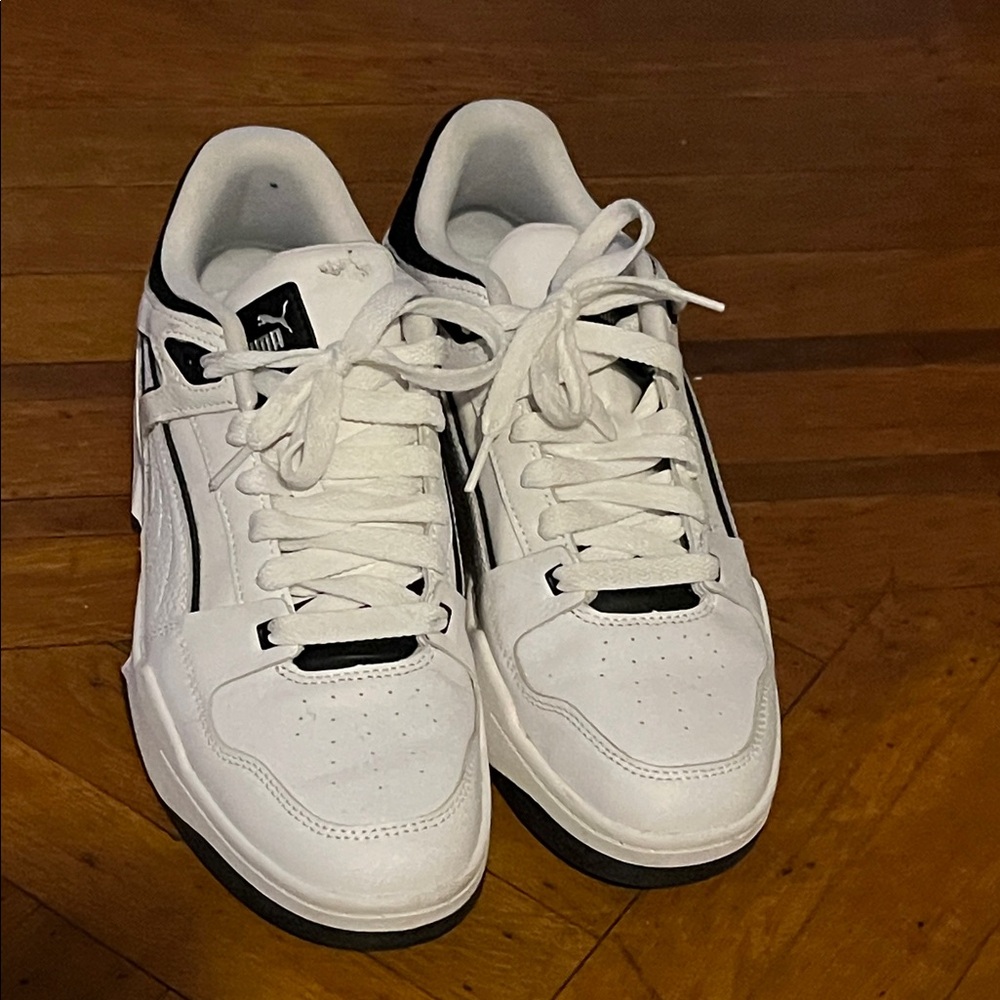 Men's Puma Slipstream White and Black Sneakers